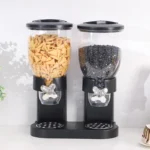Plastic Food Storage Containers Dustproof Grain Nut Dispensing Bottle Sealed Tank Candy Cereal Transparent Kitchen Organizer Jar