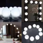 Vanity Mirror Fill Light Adjustable Luminance 3 Colors LED USB Wall Bulbs String For All Pretty 3 Colors Dimmable Light
