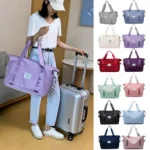 Travel Bag Large Capacity Women's Travel Duffel Bag with Zipper Closure