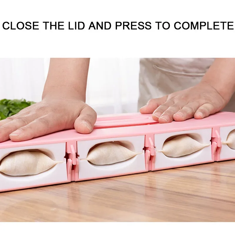 New Dumplings Maker Tool Jiaozi Pierogi Mold You Can Make 8 Dumplings at a Time Baking Molds Pastry Kitchen Accessories Patented - Image 4