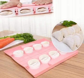 New Dumplings Maker Tool Jiaozi Pierogi Mold You Can Make 8 Dumplings at a Time Baking Molds Pastry Kitchen Accessories Patented