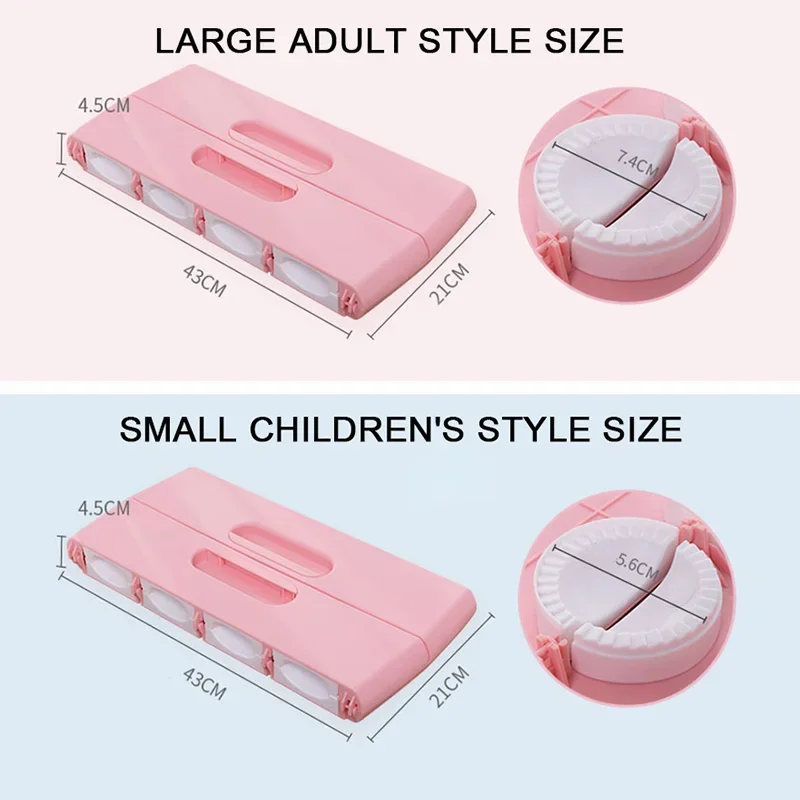 New Dumplings Maker Tool Jiaozi Pierogi Mold You Can Make 8 Dumplings at a Time Baking Molds Pastry Kitchen Accessories Patented - Image 3