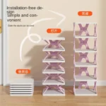 Multi-Layer Space-Saving Shoe Cabinet